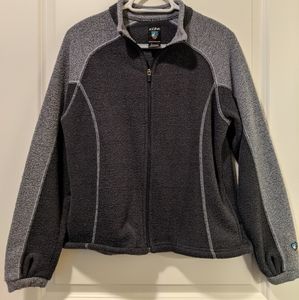 Kühl Zip Up Fleece, Medium, Blue/Gray